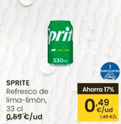 Oferta de Sprite - Refresco De Lima-limon por 0,49€ en Eroski
