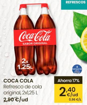 Oferta de Coca-cola - Refresco De Cola Original por 2,4€ en Eroski