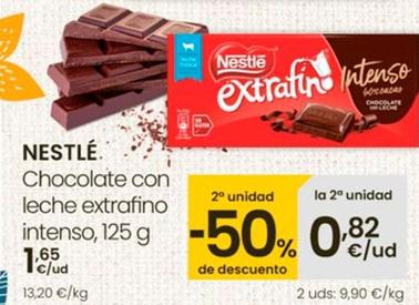 Oferta de Nestlé - Chocolate Con Leche Extrafino Intenso por 1,65€ en Eroski