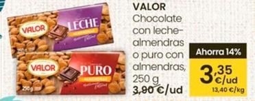 Oferta de Valor - Chocolate Con Leche por 3,35€ en Eroski