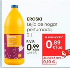 Oferta de Eroski - Lejia De Hogar Perfumada por 0,99€ en Eroski