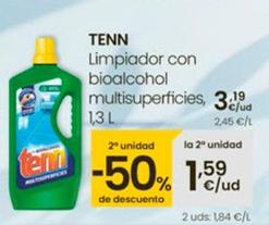 Oferta de Tenn - Limpiador Con Bioalcohol Multisuperficies por 3,19€ en Eroski