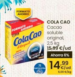 Oferta de Cola Cao - Cacao Soluble por 14,99€ en Eroski