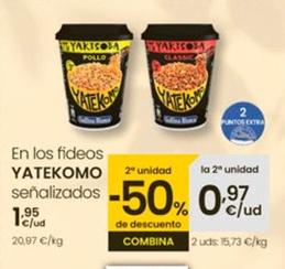 Oferta de Yatekomo - En Los Fideos por 1,95€ en Eroski