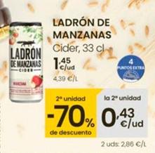Oferta de Ladrón De Manzanas - Cider por 1,45€ en Eroski