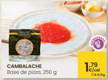 Oferta de Cambalache - Base De Pizza por 1,79€ en Eroski
