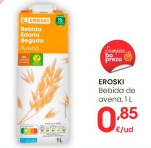 Oferta de Eroski - Bebida De Avena por 0,85€ en Eroski