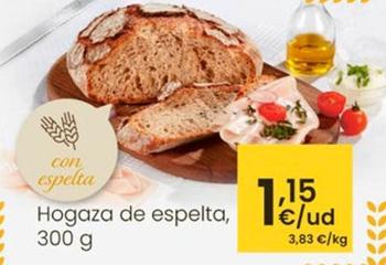 Oferta de Hogaza De Espelta por 1,15€ en Eroski