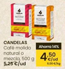 Oferta de Candelas - Café Molido Natural O Mezcla por 4,5€ en Eroski