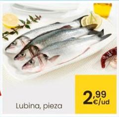 Oferta de Lubina  por 2,99€ en Eroski