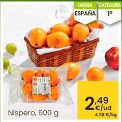 Oferta de Níspero por 2,49€ en Eroski
