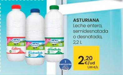 Oferta de Asturiana - Leche Entera por 2,2€ en Eroski