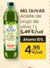 Oferta de Mil Olivas - Aceite De Orujo De Oliva por 4,95€ en Eroski