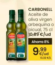 Oferta de Carbonell - Aceite De Oliva Virgen Arbequina O Picual por 9,99€ en Eroski