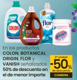Oferta de Colon / Botonical / Origin / Flor / Vanish - En Los Productos Senalizados en Eroski