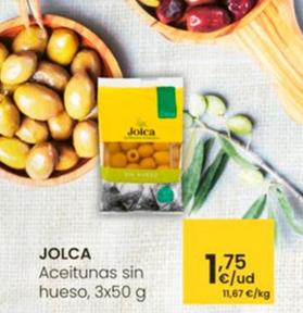 Oferta de Jolca - Aceitunas Sin Hueso por 1,75€ en Eroski