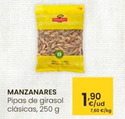 Oferta de Manzanares - Pipas De Giraso Clásicas por 1,9€ en Eroski