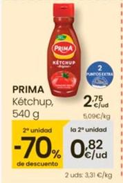 Oferta de Prima - Ketchup por 2,75€ en Eroski