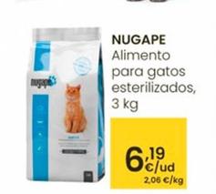 Oferta de Nugape - Alimento Para Gatos Esterilizados por 6,19€ en Eroski