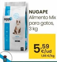 Oferta de Nugape - Alimento Mix Para Gatos por 5,59€ en Eroski