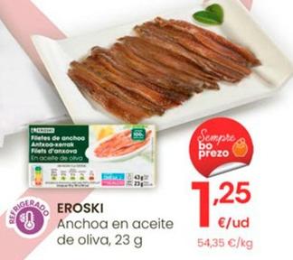 Oferta de Eroski - Anchoa En Aceite De Oliva por 1,25€ en Eroski