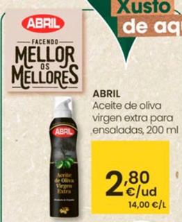 Oferta de Abril - Aceite De Oliva Virgen Extra Para Encaladas por 2,8€ en Eroski