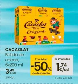 Oferta de Cacaolat - Batido De Cacao por 3,49€ en Eroski