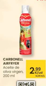 Oferta de Carbonell - Airfryer por 2,99€ en Eroski