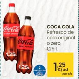 Oferta de Coca-cola - Refresco De Cola Original por 1,25€ en Eroski