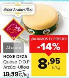 Oferta de Hoxe Deza - Queso D.o.p Arzua Ulloa por 8,95€ en Autoservicios Familia