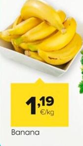 Oferta de Banana por 1,19€ en Autoservicios Familia