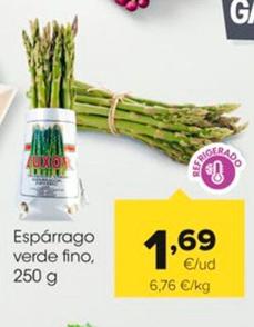 Oferta de Esparrago Verde Fino por 1,69€ en Autoservicios Familia