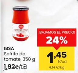 Oferta de Ibsa - Sofrito De Tomate por 1,45€ en Autoservicios Familia