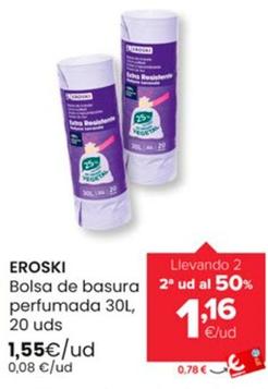 Oferta de Eroski - Bolsa De Basura Perfumada por 1,55€ en Autoservicios Familia