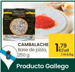 Oferta de Cambalache - Base De Pizza por 1,79€ en Eroski