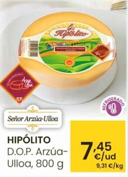 Oferta de Hipolito - D.O.P. Arzua Ulloa por 7,45€ en Eroski
