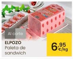 Oferta de El Pozo - Paleta De Sandwich por 6,95€ en Eroski