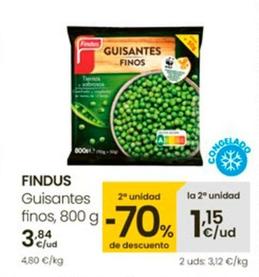 Oferta de Findus - Guisantes  Finos por 3,84€ en Eroski