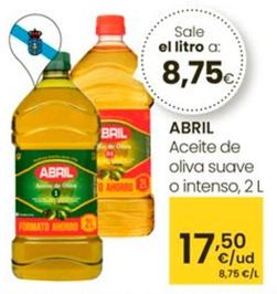 Oferta de Abril - Aceite De Oliva Suave O Intenso por 17,5€ en Eroski
