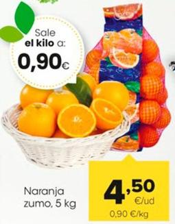 Oferta de Naranja Zumo por 4,5€ en Autoservicios Familia