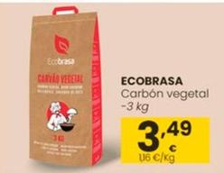 Oferta de Ecobrasa - Carbón Vegetal por 3,49€ en Eroski