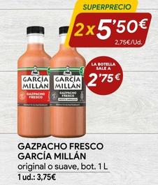 Oferta de Gazpacho por 3,75€ en minymas