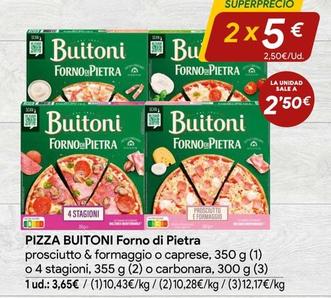 Oferta de Pizza por 2,5€ en minymas