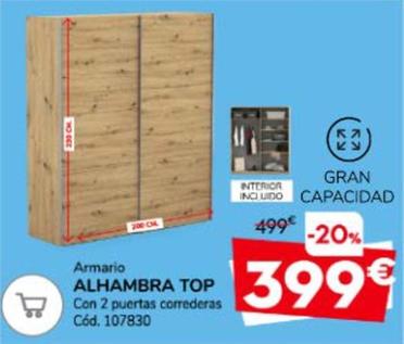 Oferta de Alhambra Top - Armario  por 399€ en Conforama