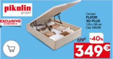 Oferta de Pikolin - Canape Floor 3D Plus por 349€ en Conforama