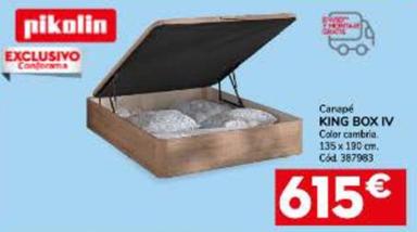Oferta de Pikolin - Canapé King Box Iv por 615€ en Conforama