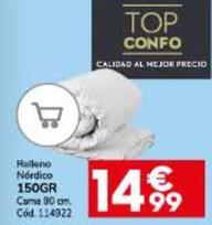 Oferta de Top Confo - Relleno Nórdico por 14,99€ en Conforama