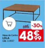 Oferta de Mesa De Centro Lola por 48,99€ en Conforama