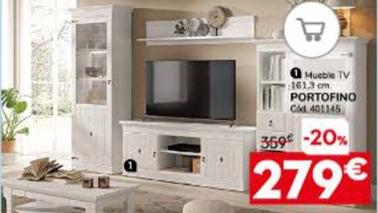 Oferta de Mueble Tv Portofino por 279€ en Conforama