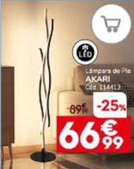 Oferta de Lampara De Pie Akari por 66,99€ en Conforama